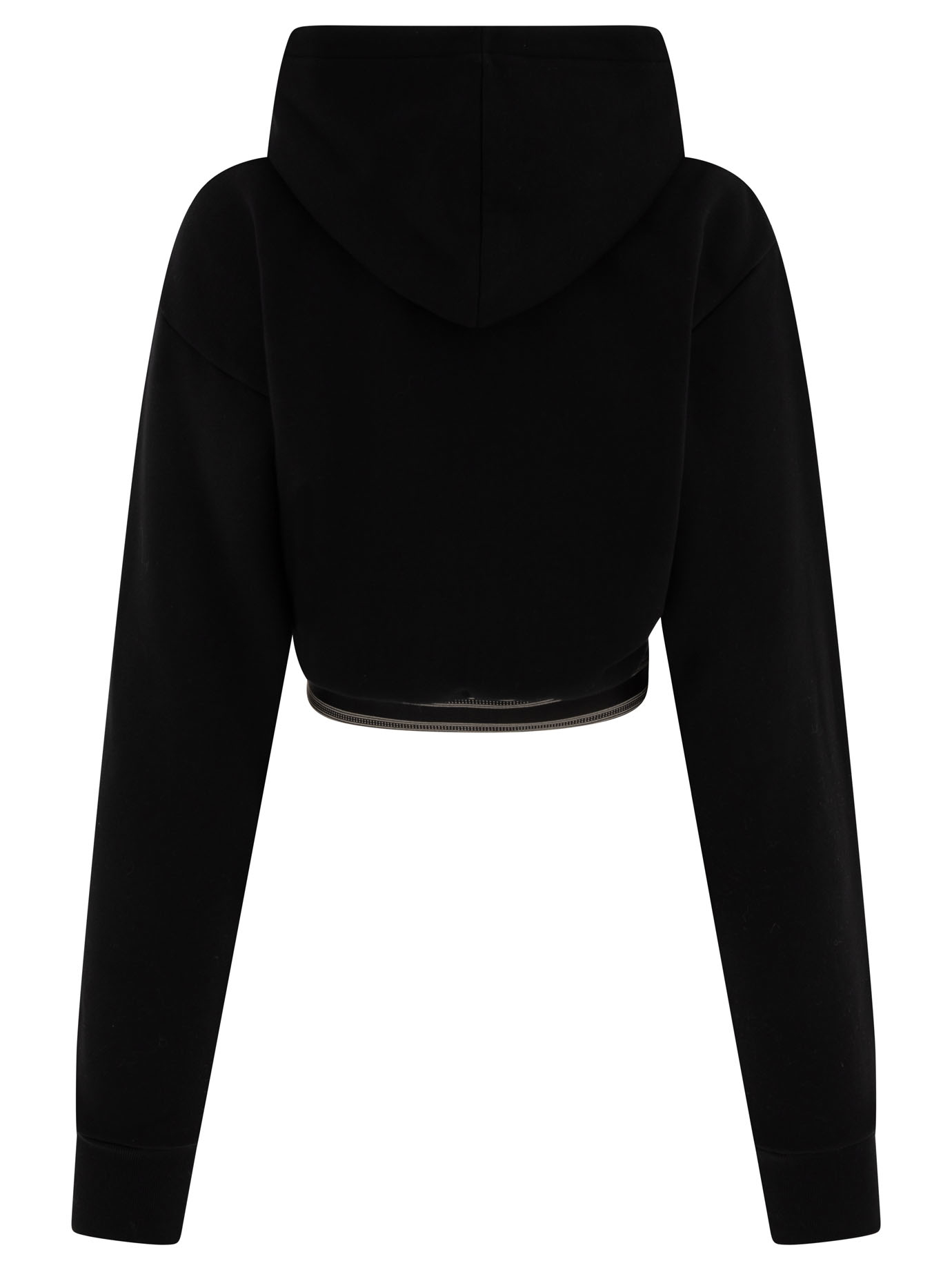 LOEWE Cropped hoodie in cotton